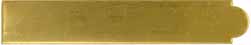 Toeplate, 5" long, brass
